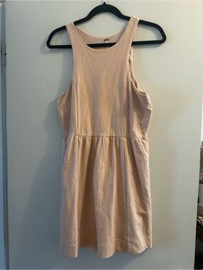 Free People Light Blush Textured Dress
